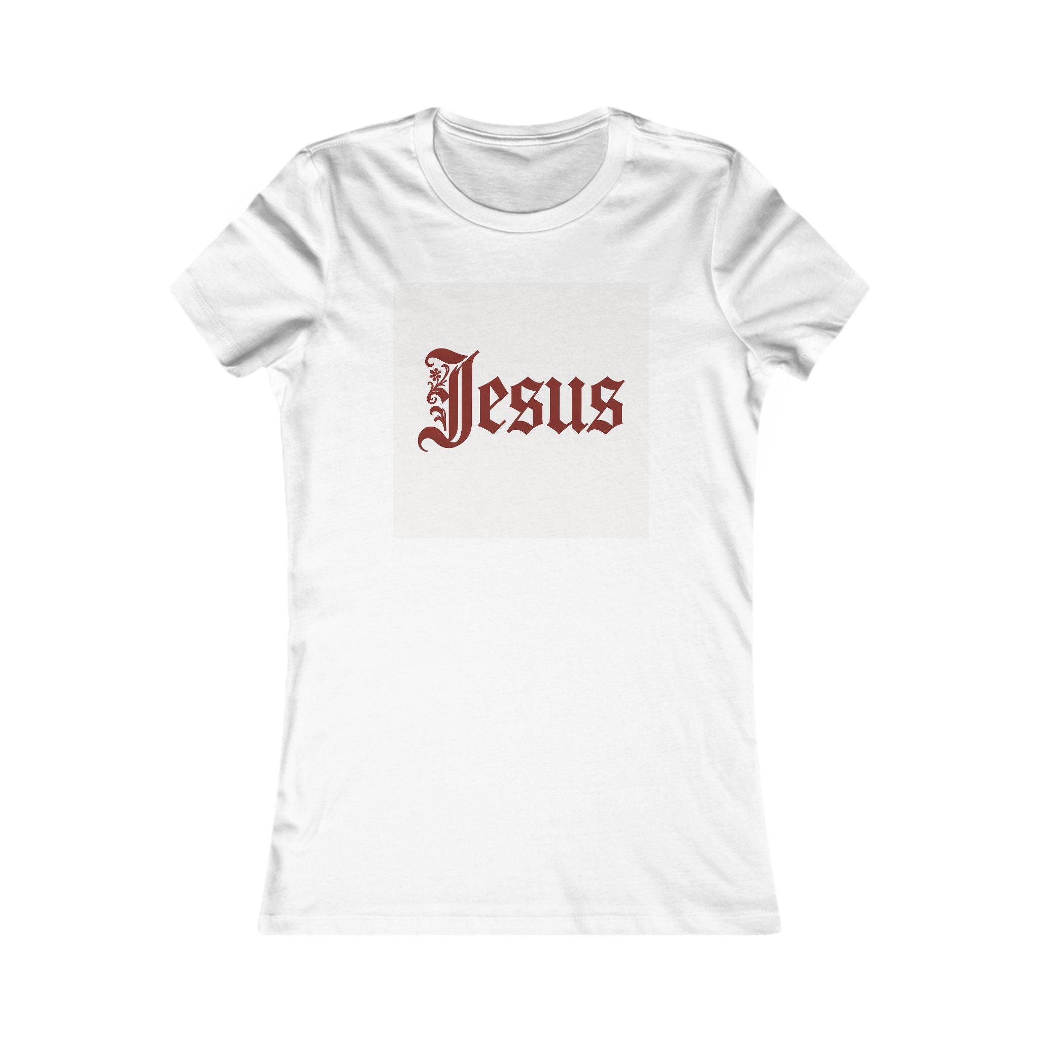 Jesus Gothic Lettering T-Shirt | Christian Faith Graphic Tee