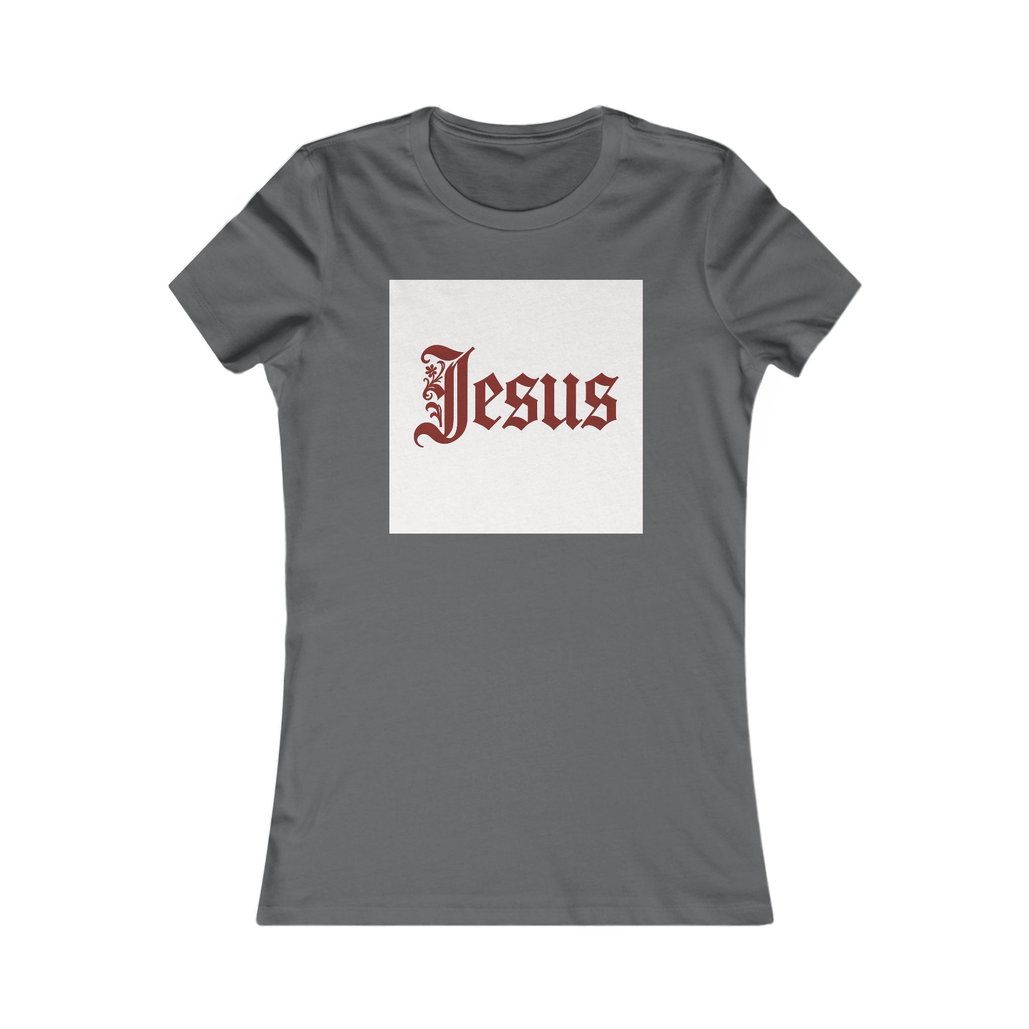 Jesus Gothic Lettering T-Shirt | Christian Faith Graphic Tee