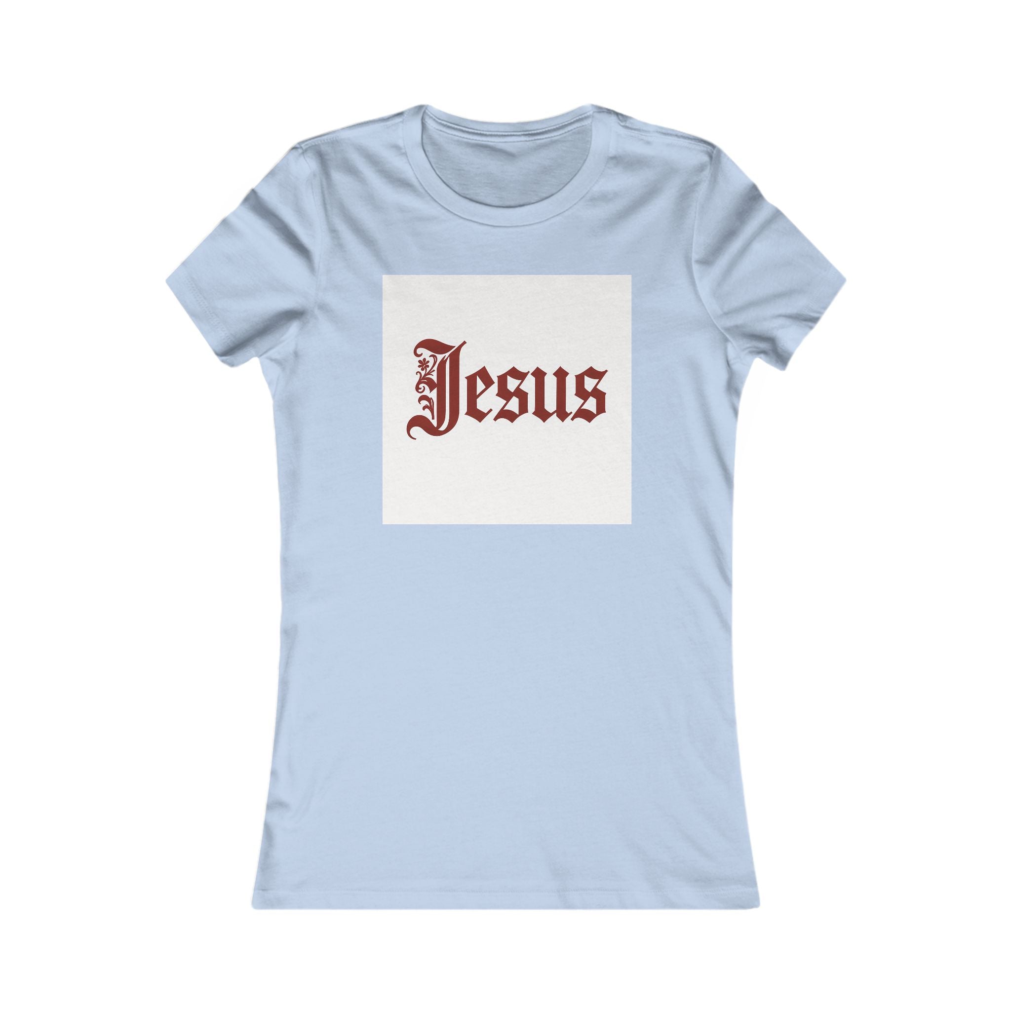 Jesus Gothic Lettering T-Shirt | Christian Faith Graphic Tee