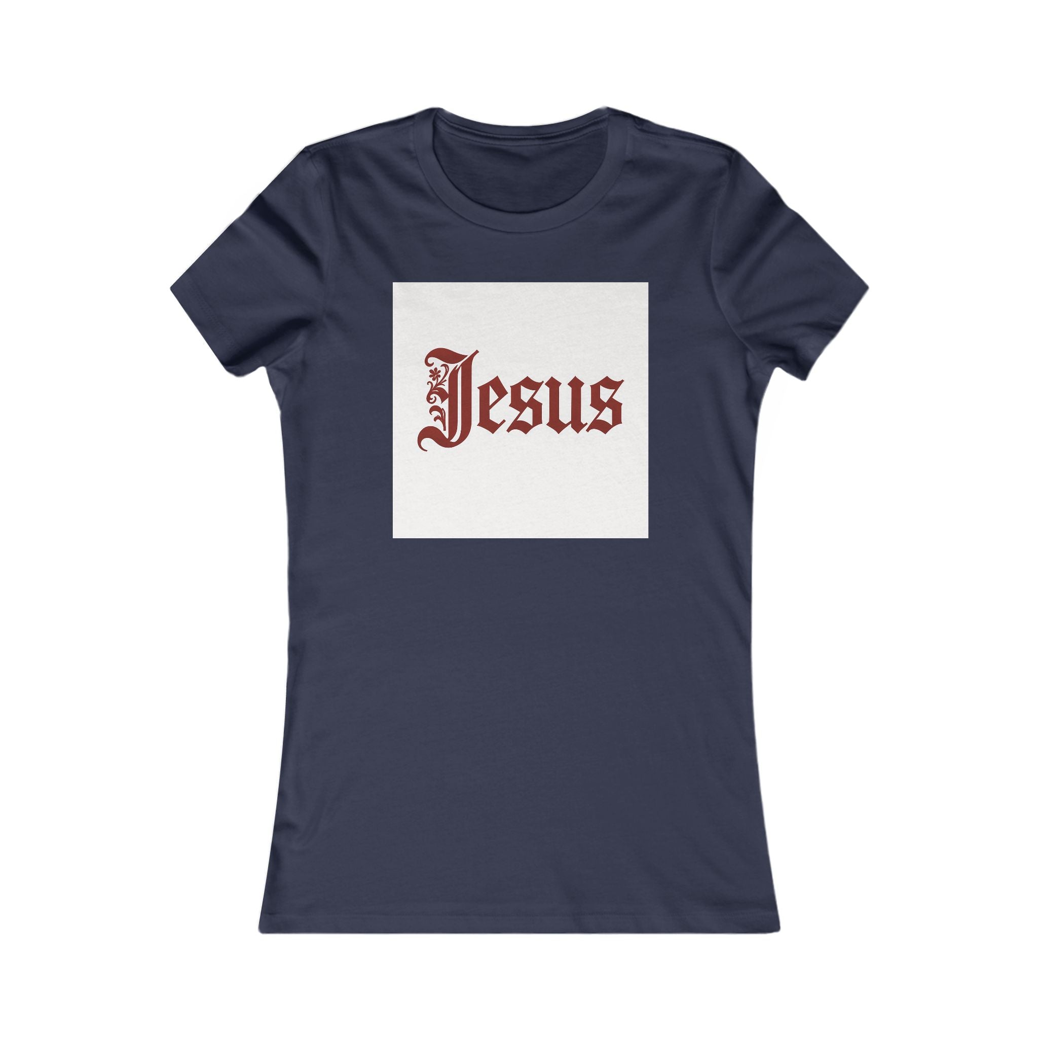 Jesus Gothic Lettering T-Shirt | Christian Faith Graphic Tee