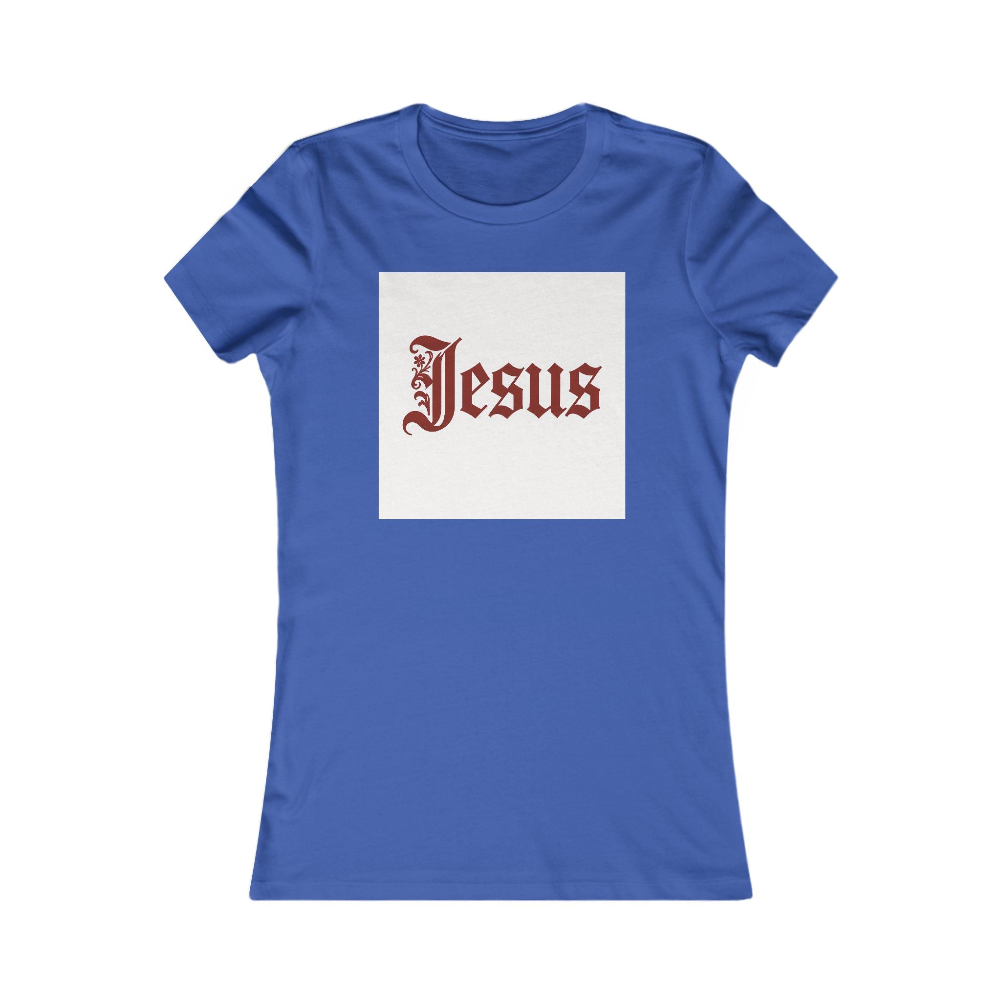 Jesus Gothic Lettering T-Shirt | Christian Faith Graphic Tee
