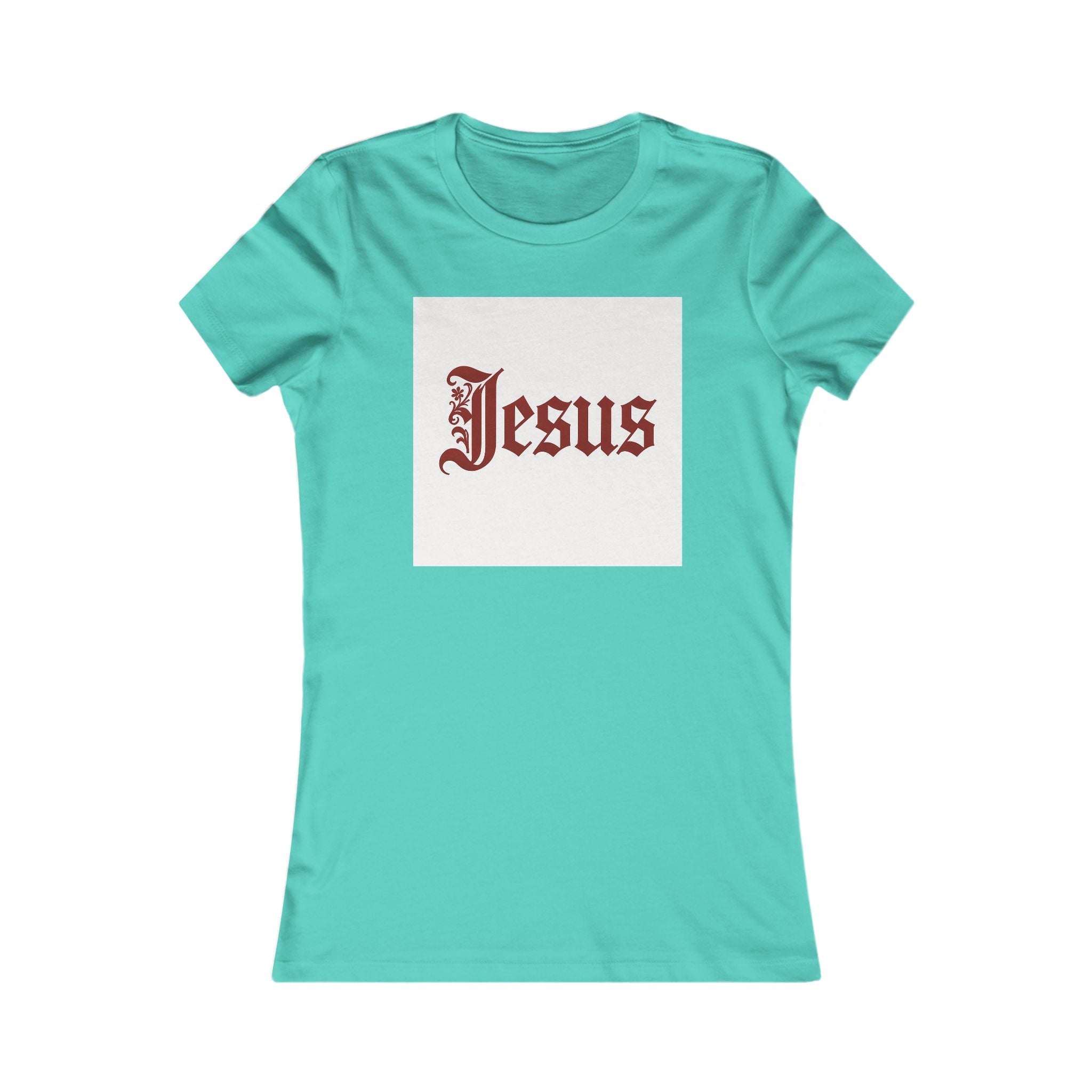 Jesus Gothic Lettering T-Shirt | Christian Faith Graphic Tee