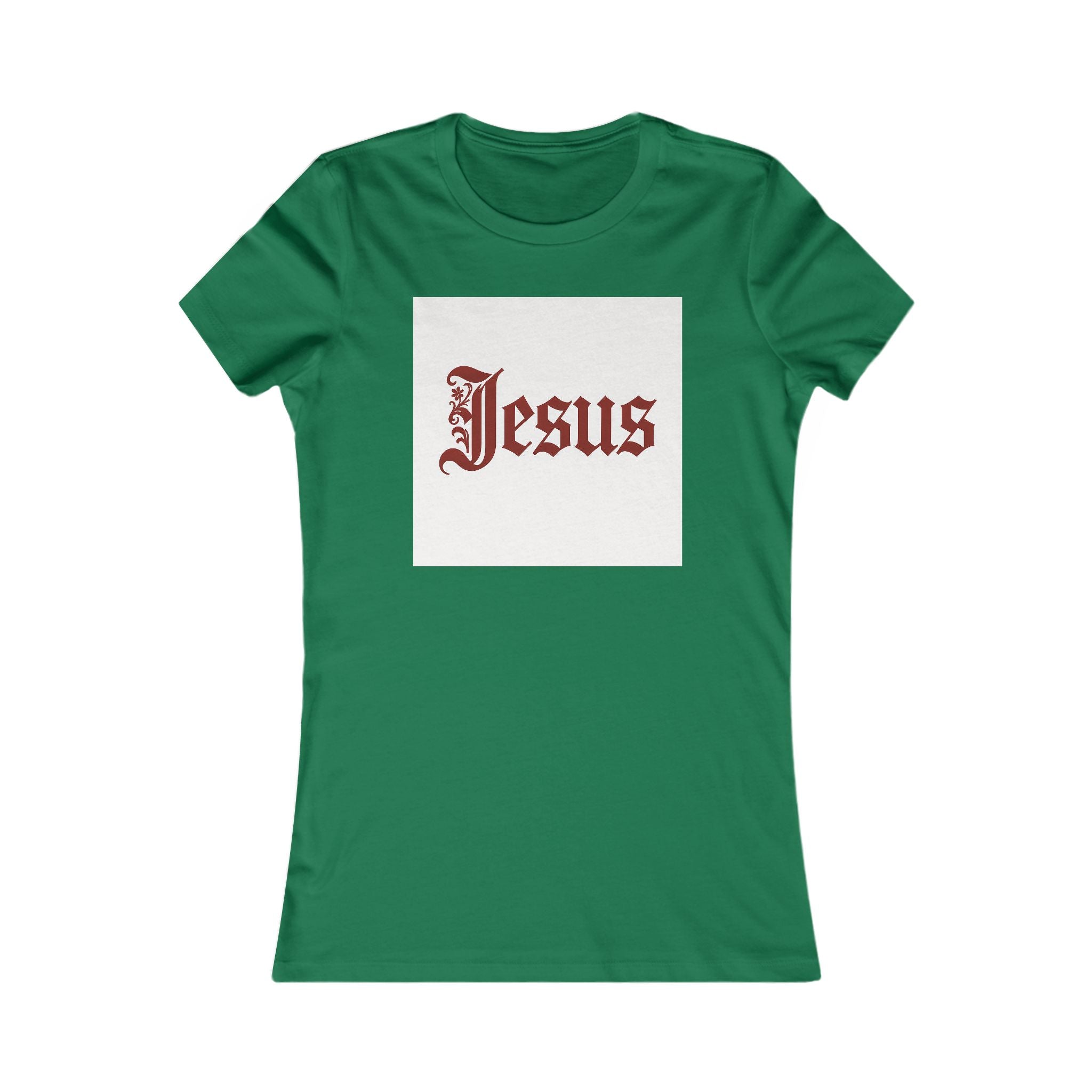 Jesus Gothic Lettering T-Shirt | Christian Faith Graphic Tee