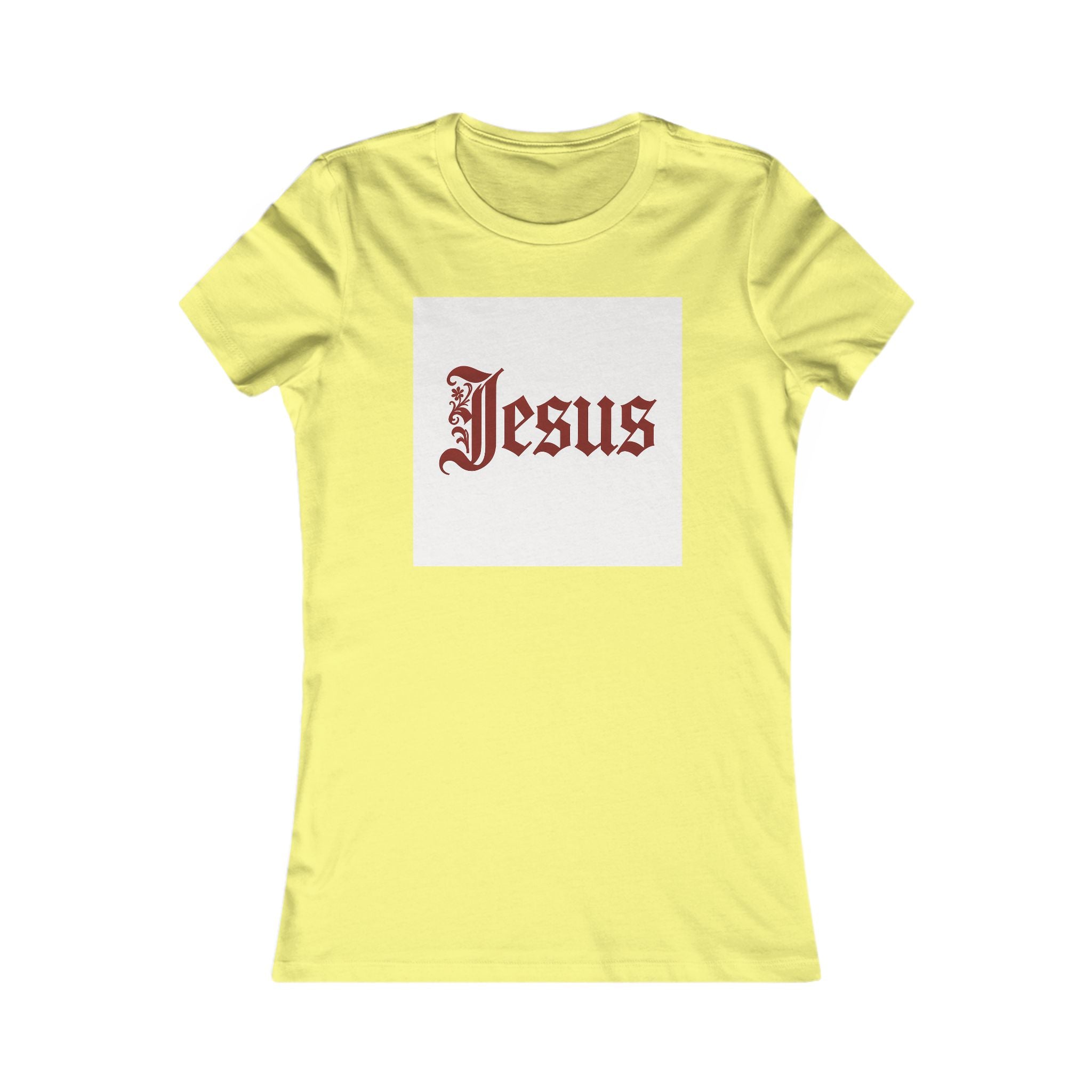 Jesus Gothic Lettering T-Shirt | Christian Faith Graphic Tee
