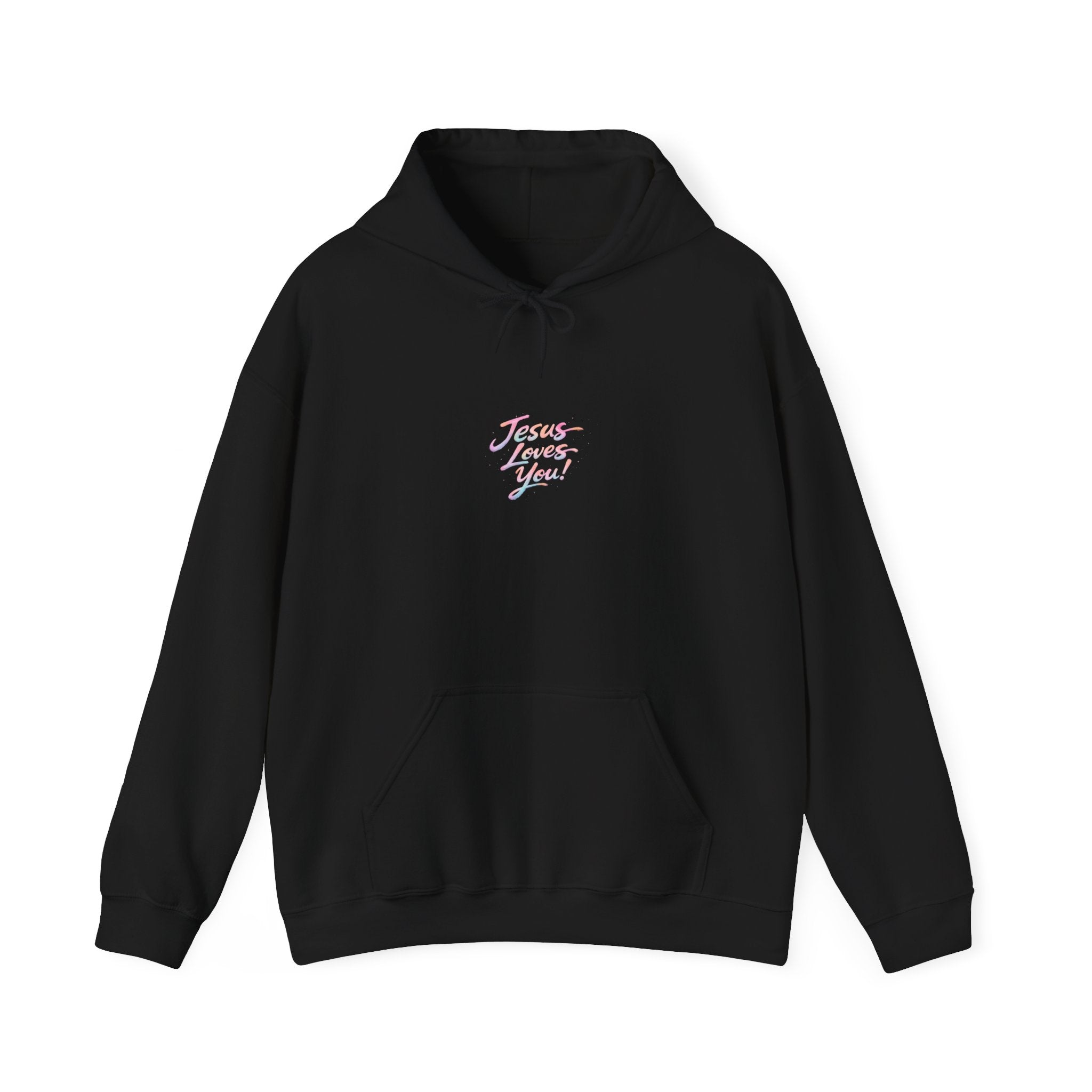 Jesus Loves You Hoodie | Hand-Drawn Christian Faith Tee
