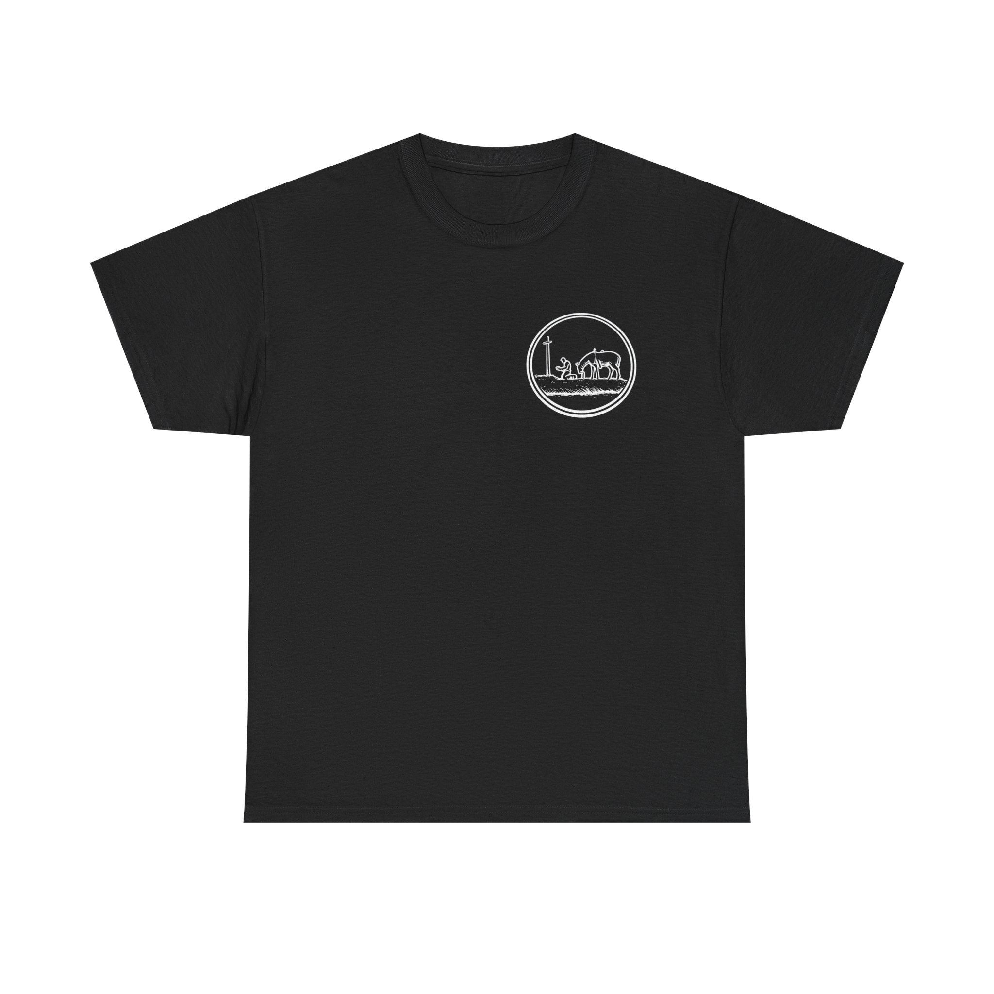 A Man Kneeling at the Cross Tee