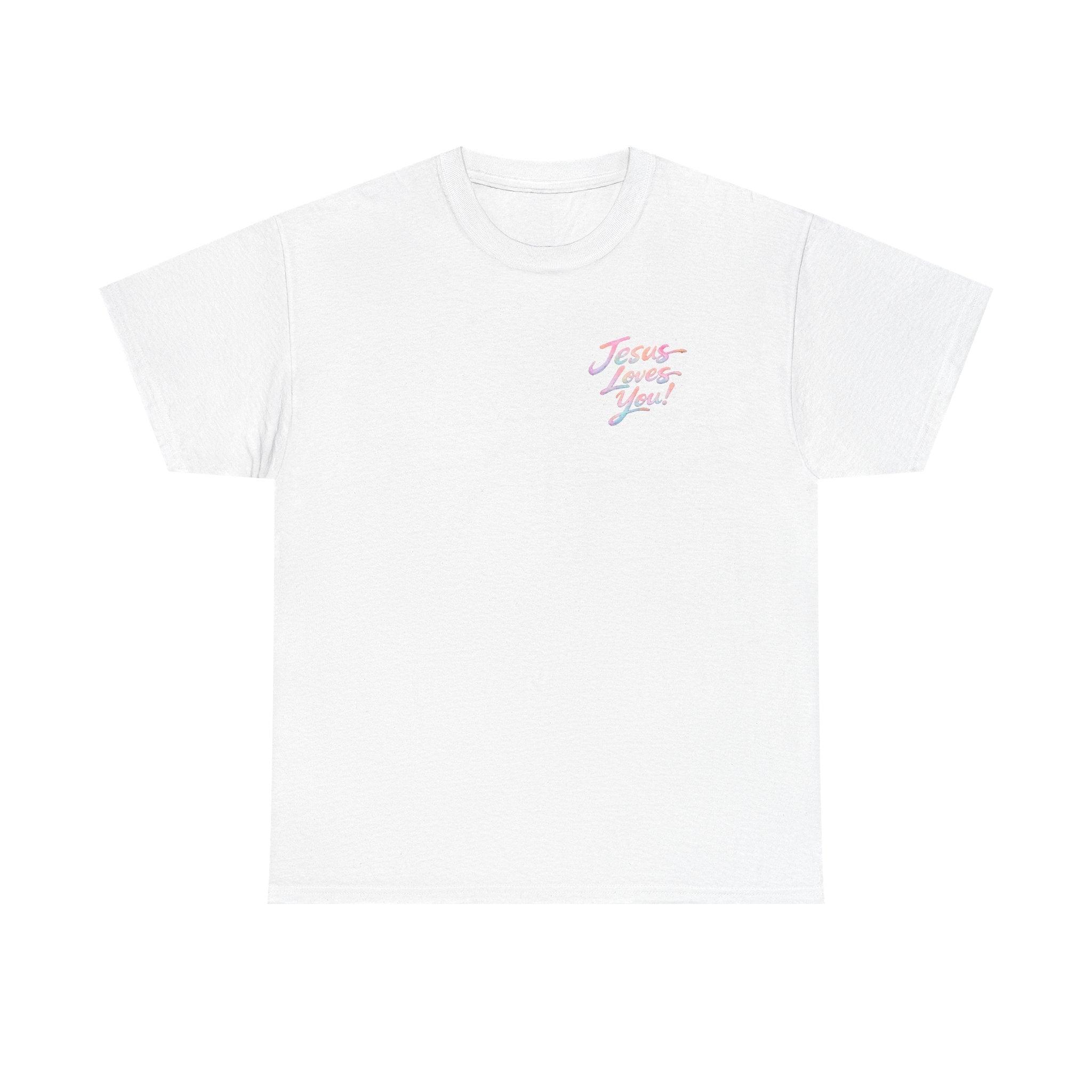 Jesus Loves You T-Shirt | Hand-Drawn Christian Faith Tee