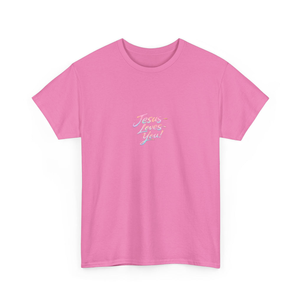 Jesus Loves You T-Shirt | Hand-Drawn Christian Faith Tee