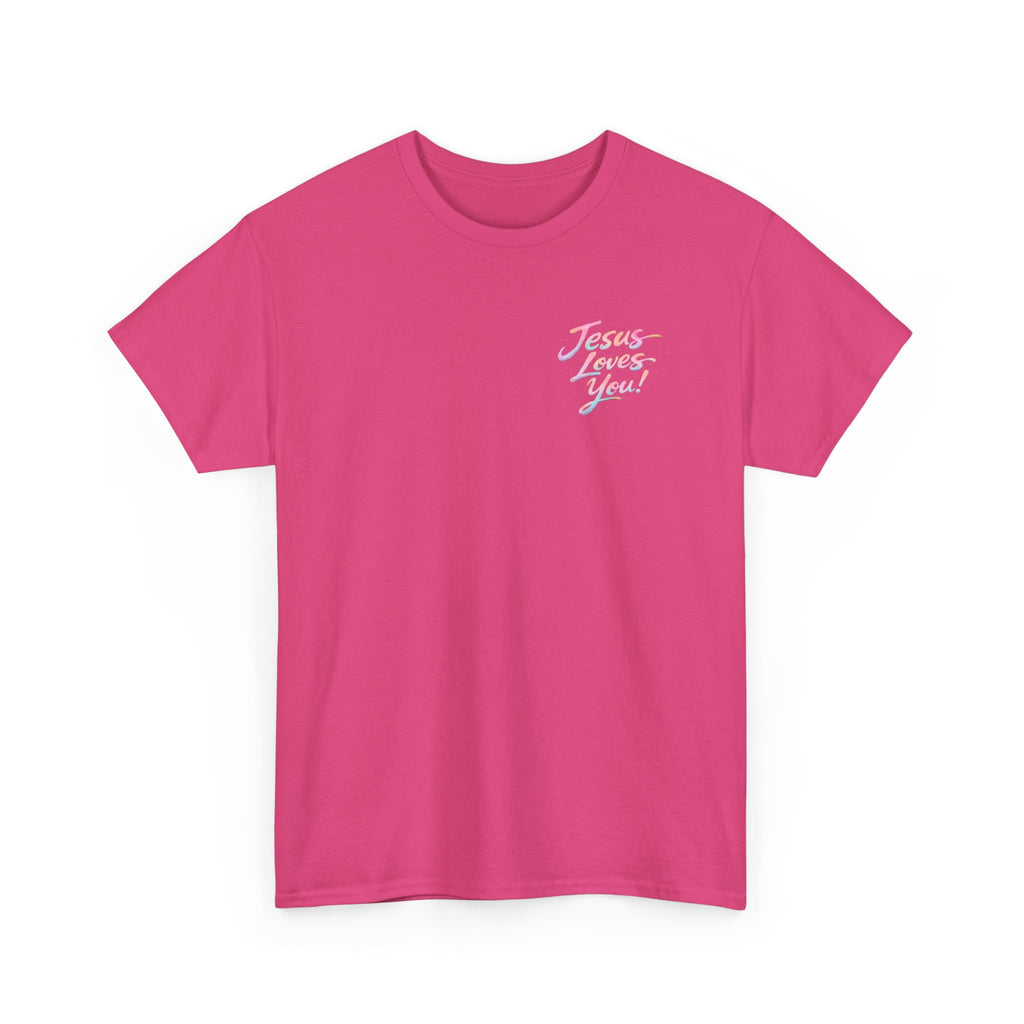 Jesus Loves You T-Shirt | Hand-Drawn Christian Faith Tee