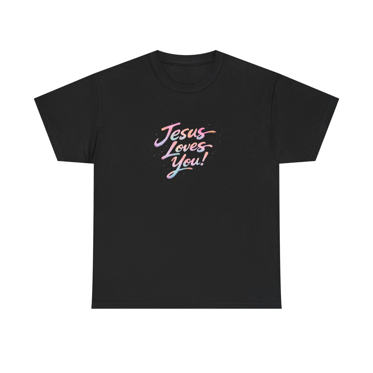 Jesus Loves You Retro Christian T-Shirt | Inspirational Faith Graphic Tee | Unisex Heavy Cotton Shirt