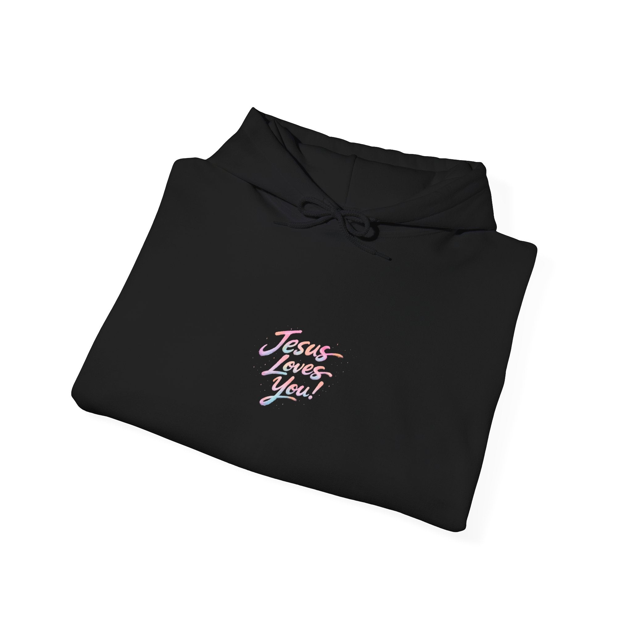 Jesus Loves You Hoodie | Hand-Drawn Christian Faith Tee