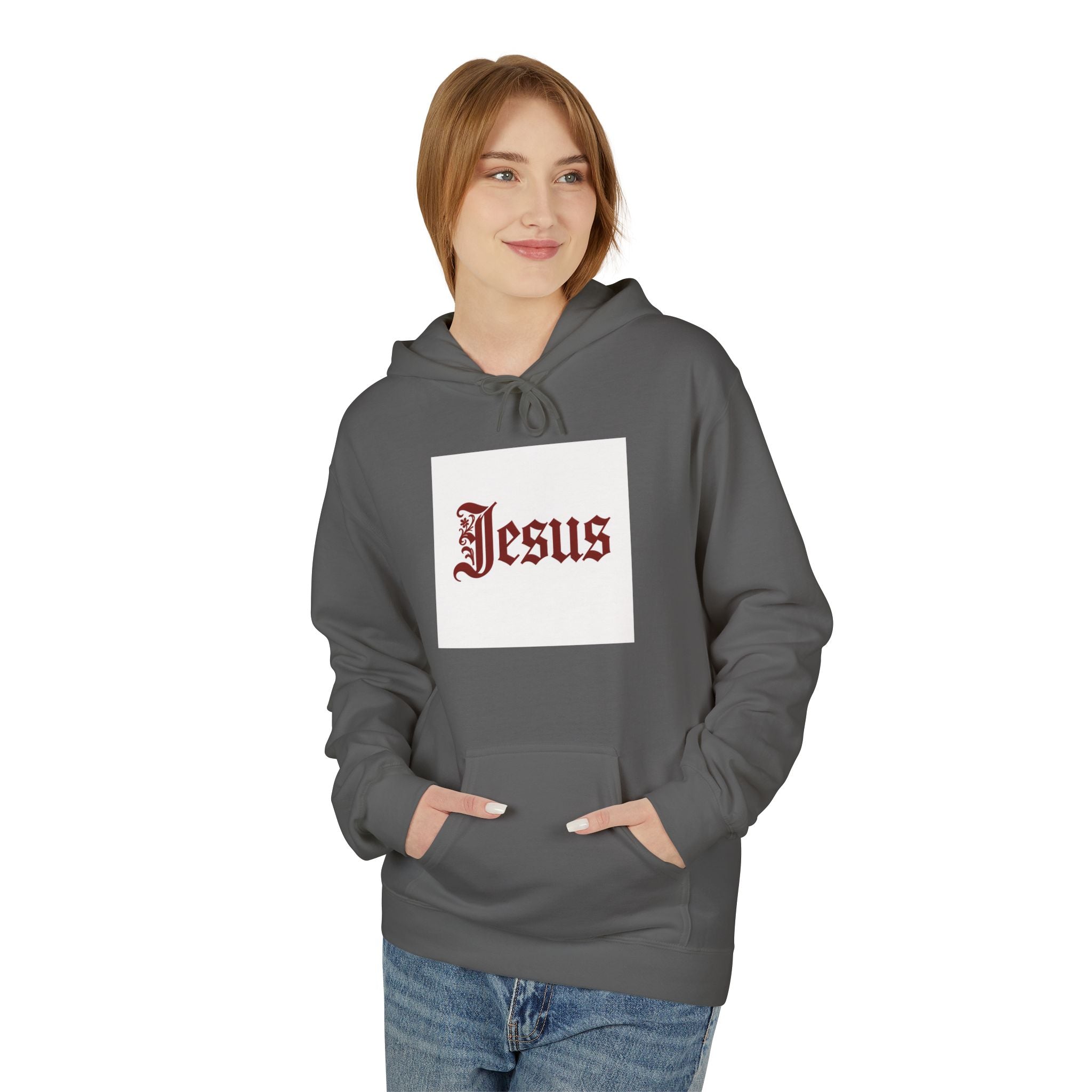 Jesus Gothic Lettering T-Shirt | Christian Faith Graphic Hoodie