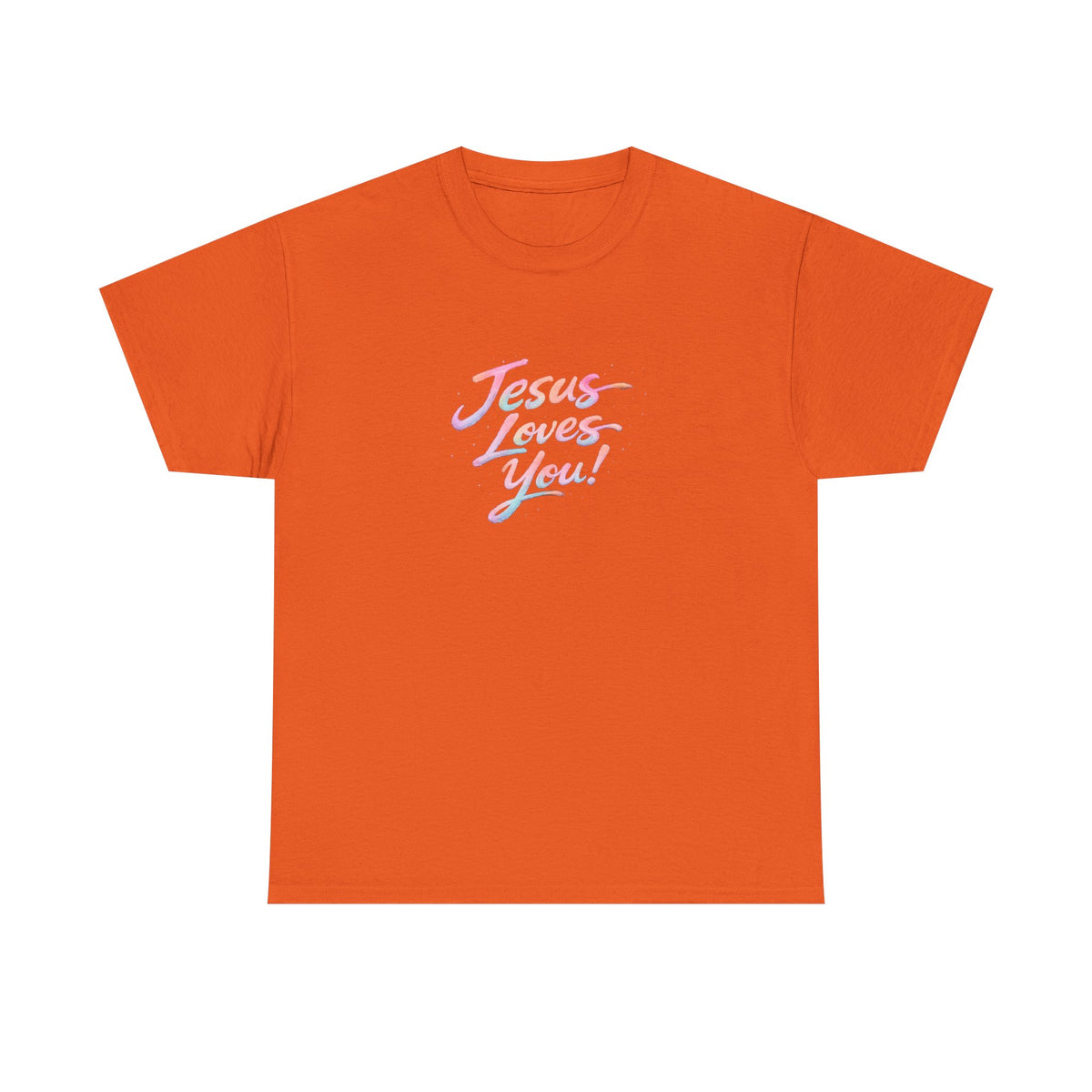 Jesus Loves You Retro Christian T-Shirt | Inspirational Faith Graphic Tee | Unisex Heavy Cotton Shirt