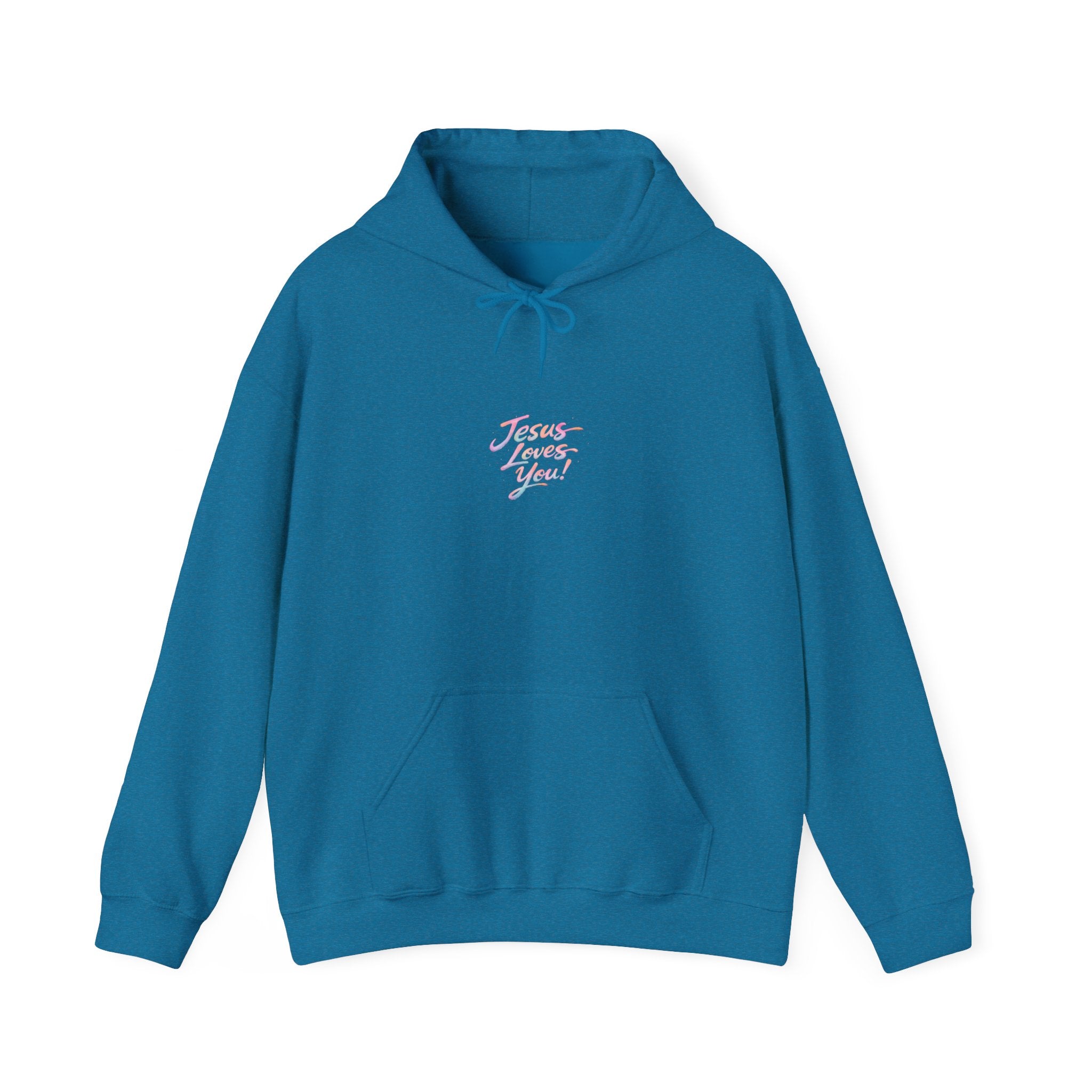 Jesus Loves You Hoodie | Hand-Drawn Christian Faith Tee