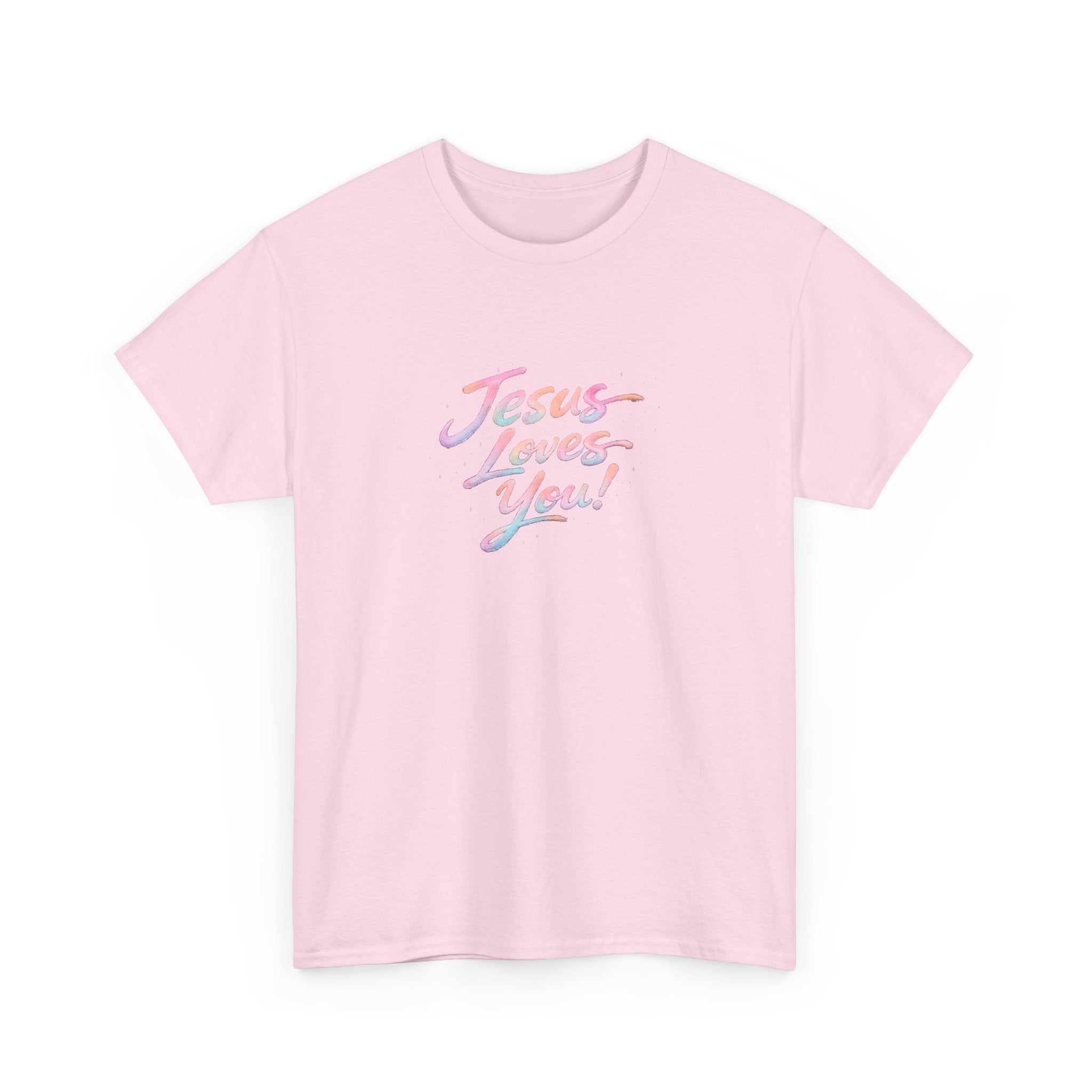 Jesus Loves You Retro Christian T-Shirt | Inspirational Faith Graphic Tee | Unisex Heavy Cotton Shirt