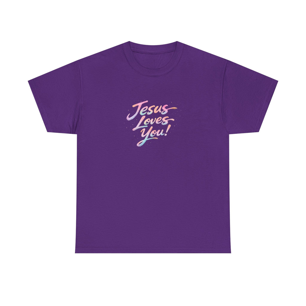 Jesus Loves You Retro Christian T-Shirt | Inspirational Faith Graphic Tee | Unisex Heavy Cotton Shirt