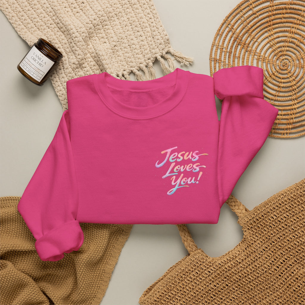 Jesus Loves You Crewneck Sweatshirt