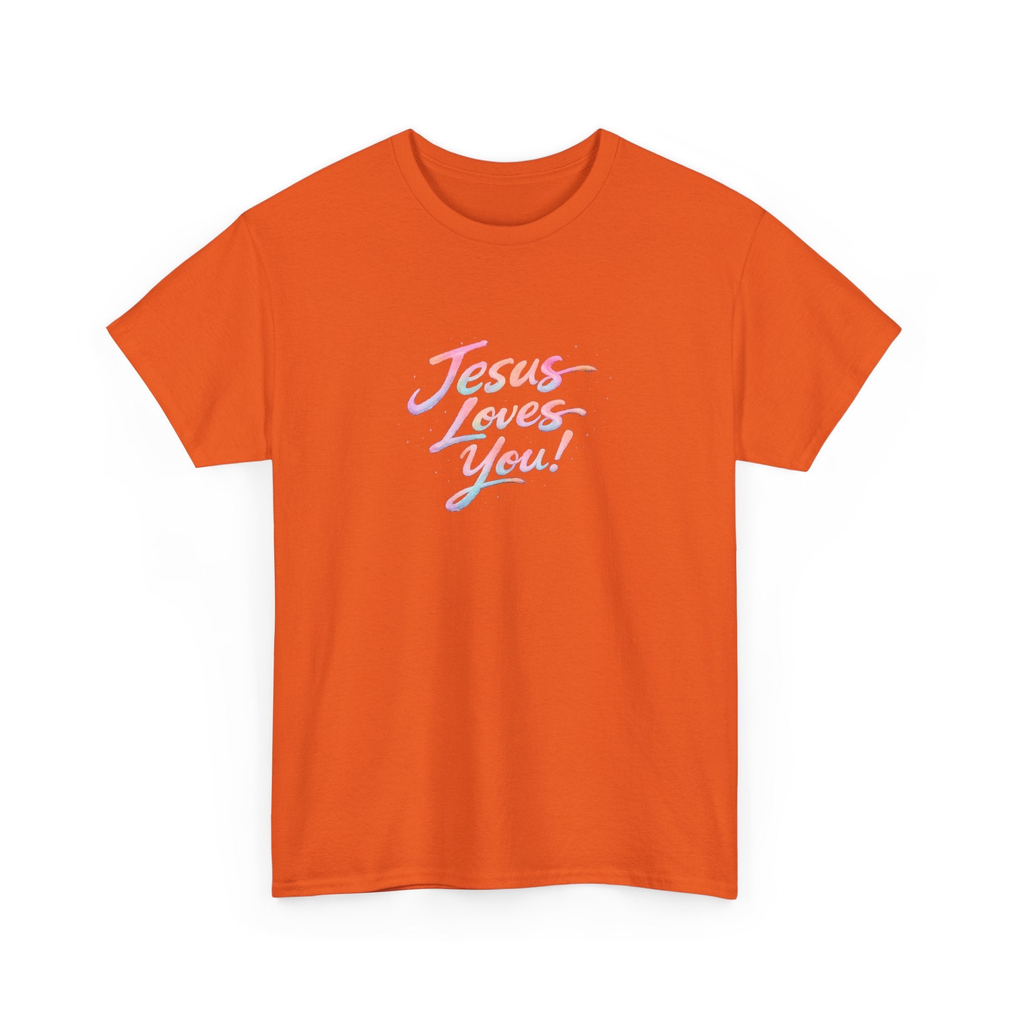 Jesus Loves You Retro Christian T-Shirt | Inspirational Faith Graphic Tee | Unisex Heavy Cotton Shirt