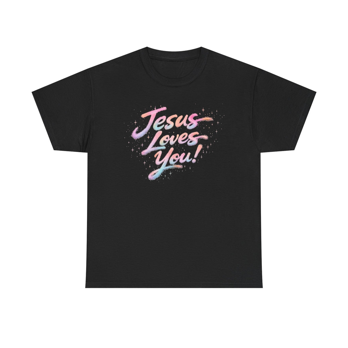 Jesus Loves You Retro Christian T-Shirt | Inspirational Faith Graphic Tee | Unisex Heavy Cotton Shirt