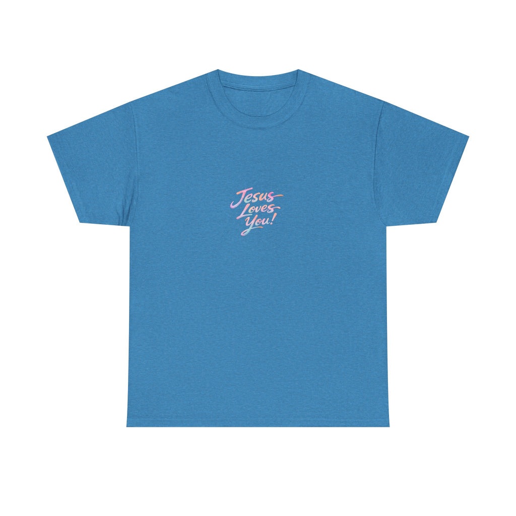 Jesus Loves You T-Shirt | Hand-Drawn Christian Faith Tee