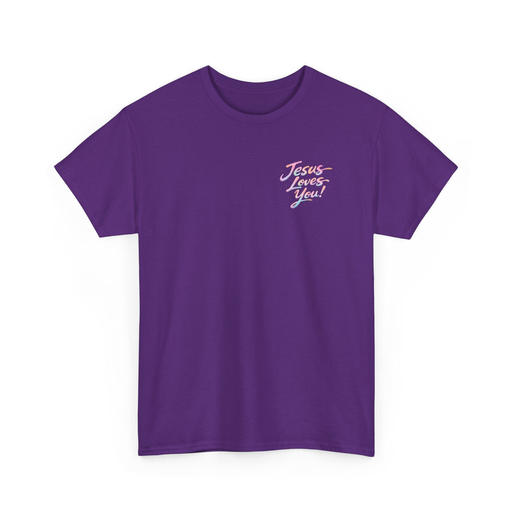 Jesus Loves You T-Shirt | Hand-Drawn Christian Faith Tee