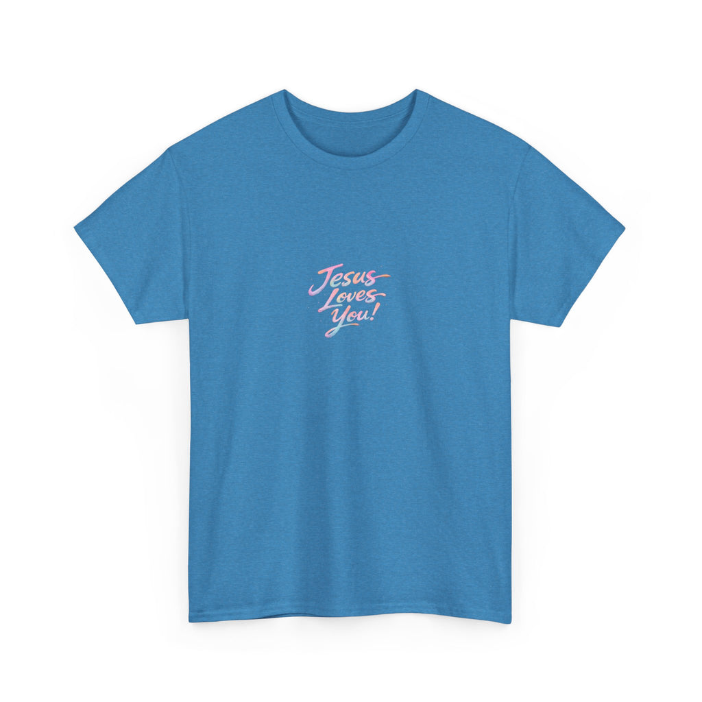 Jesus Loves You T-Shirt | Hand-Drawn Christian Faith Tee