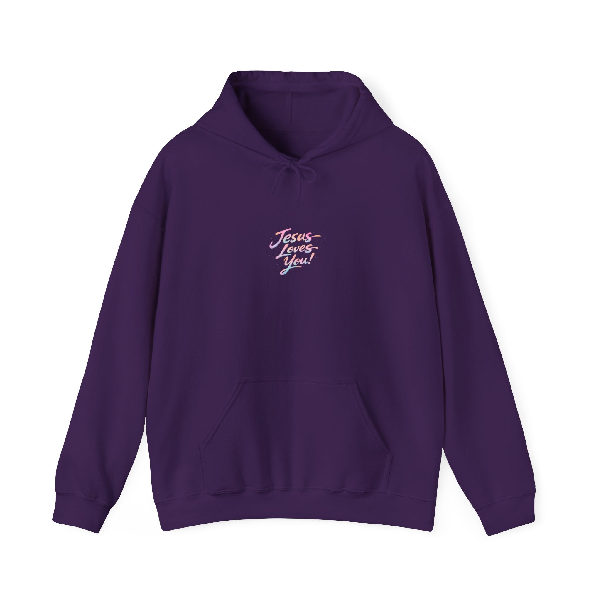 Jesus Loves You Hoodie | Hand-Drawn Christian Faith Tee