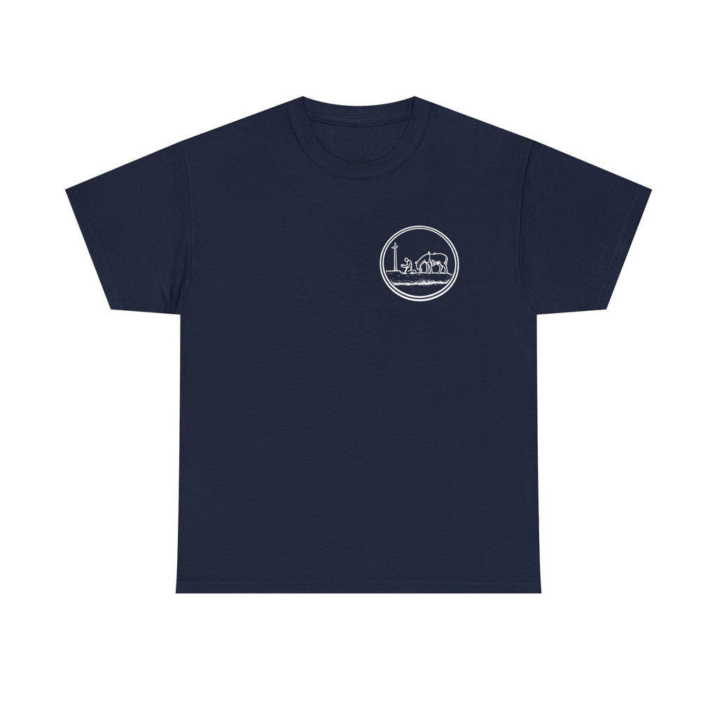 A Man Kneeling at the Cross Tee