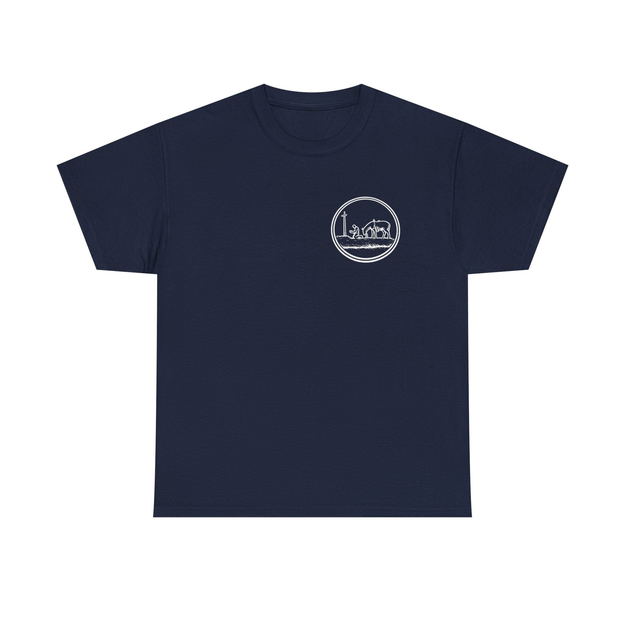 A Man Kneeling at the Cross Tee