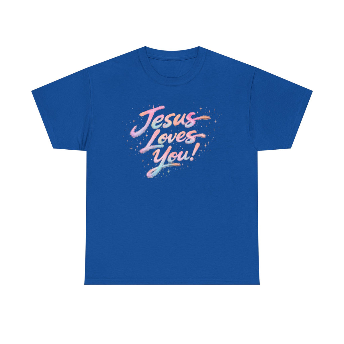 Jesus Loves You Retro Christian T-Shirt | Inspirational Faith Graphic Tee | Unisex Heavy Cotton Shirt