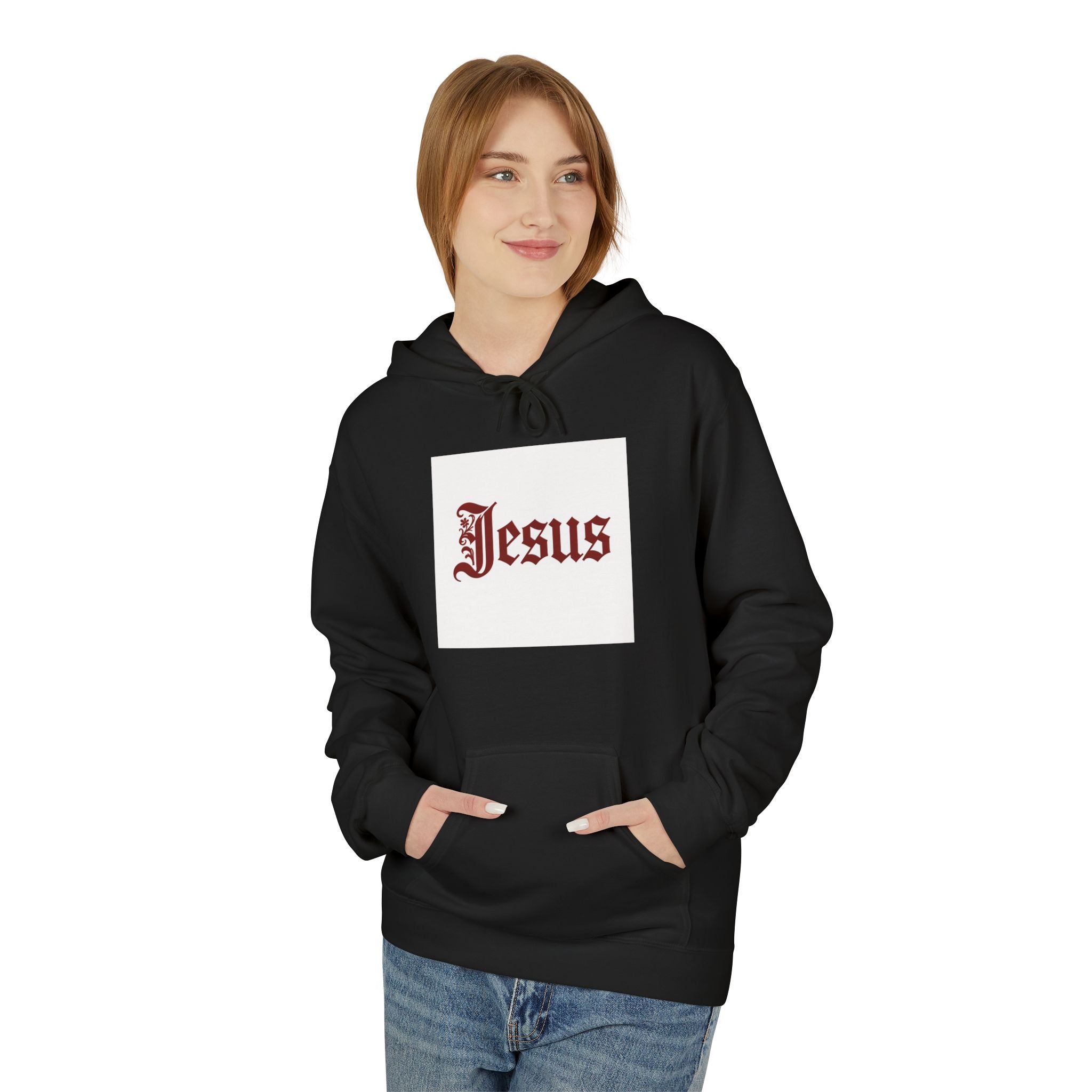 Jesus Gothic Lettering T-Shirt | Christian Faith Graphic Hoodie