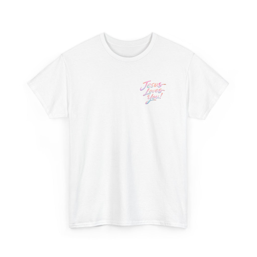 Jesus Loves You T-Shirt | Hand-Drawn Christian Faith Tee