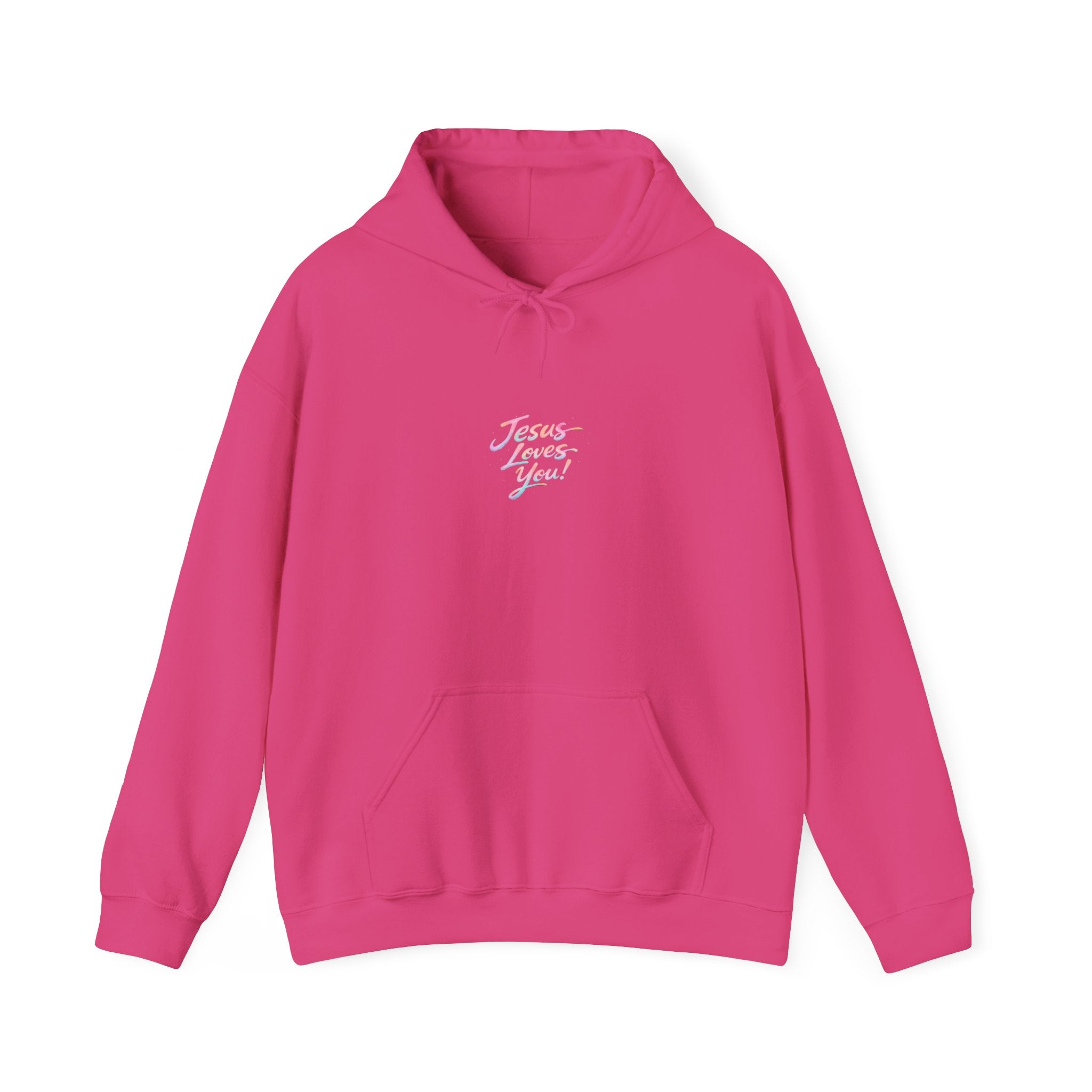 Jesus Loves You Hoodie | Hand-Drawn Christian Faith Tee