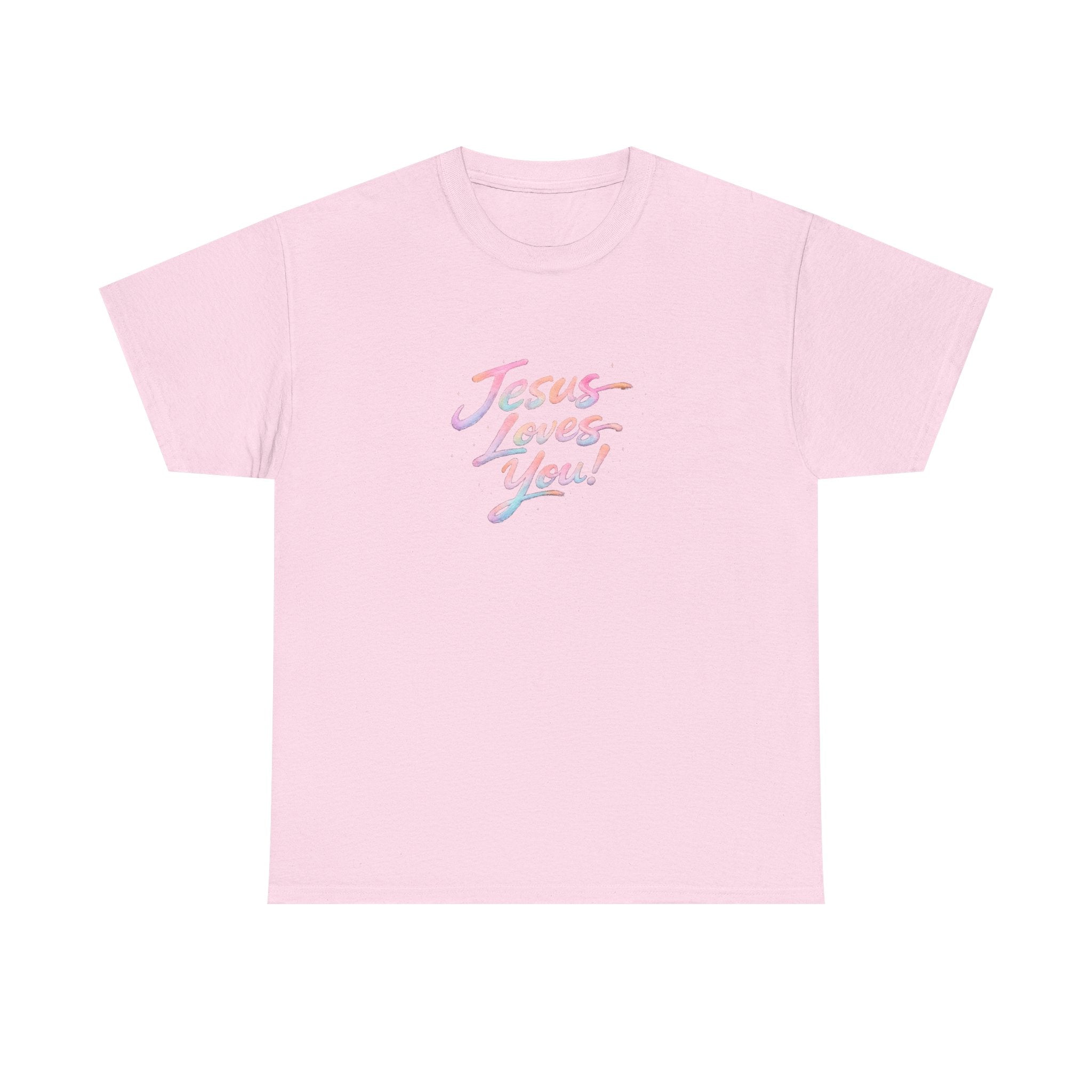 Jesus Loves You Retro Christian T-Shirt | Inspirational Faith Graphic Tee | Unisex Heavy Cotton Shirt