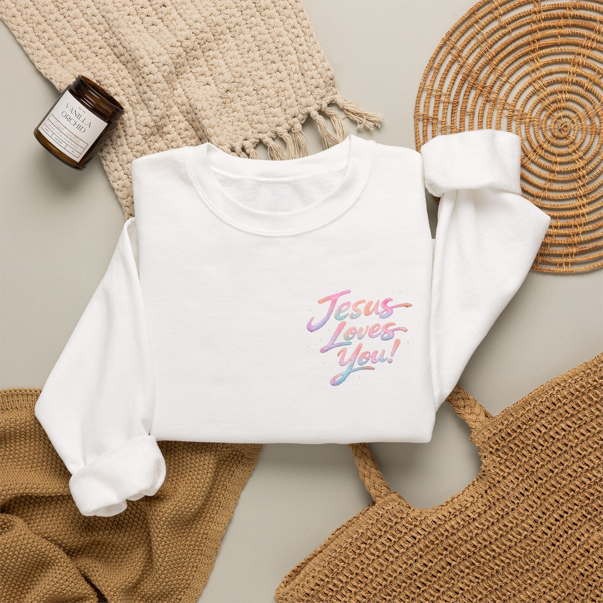 Jesus Loves You Crewneck Sweatshirt