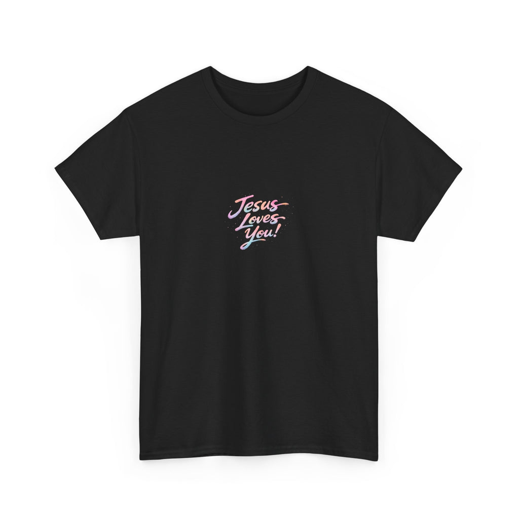 Jesus Loves You T-Shirt | Hand-Drawn Christian Faith Tee